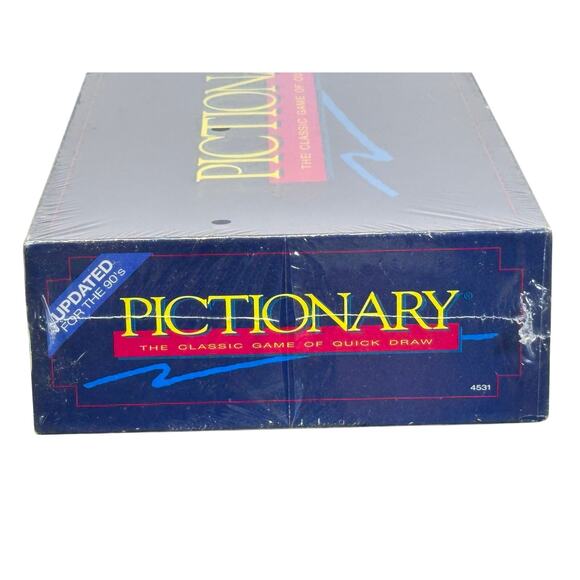 Pictionary Board Game Updated for the 90’s New Sealed Vintage Edition - Picture 9 of 9